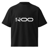 Unisex organic oversized high neck t-shirt