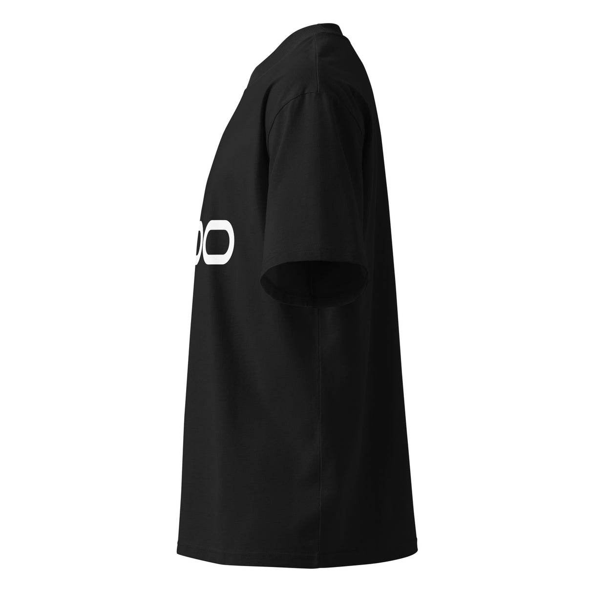 Unisex organic oversized high neck t-shirt